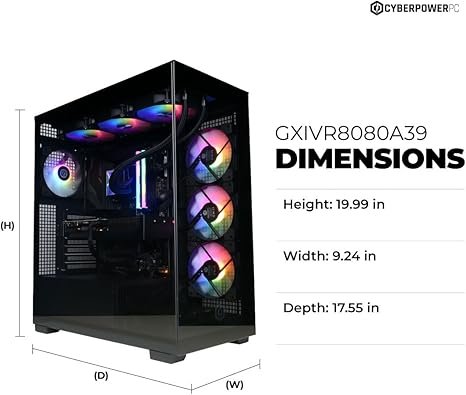 Xtreme VR Gaming PC, Intel Core i9-14900KF 3.2GHz, GeForce RTX 5070 12GB, 32GB DDR5, 2TB PCIe 4.0 SSD, WiFi Ready & Windows 11 Home (GXiVR8080A39) - Image 4